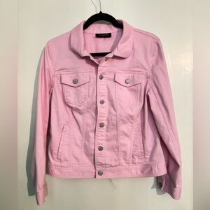 Talbots Pink Jean Jacket